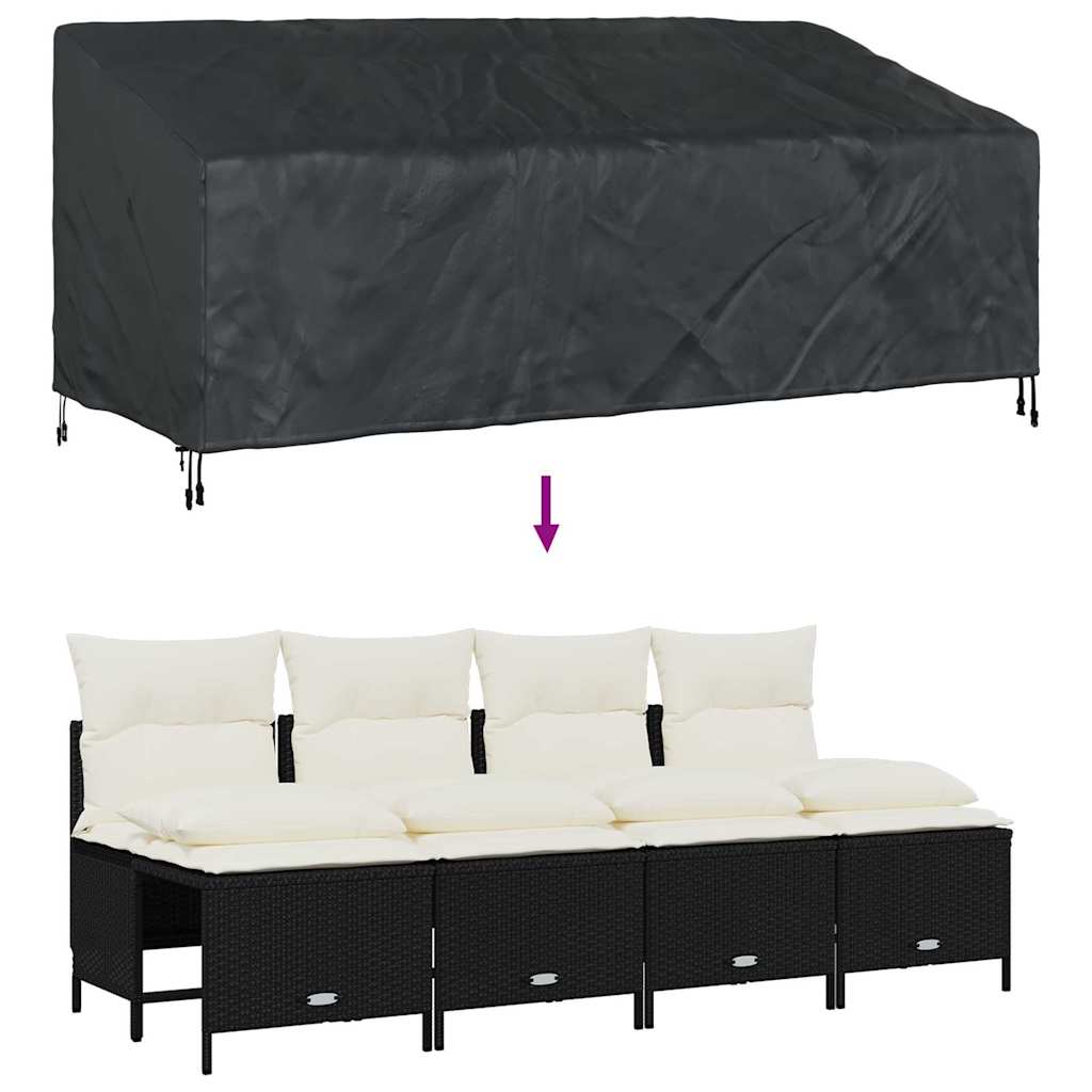 Schutzhülle für Gartenmöbel 200 x 100 x 89 cm 420D Oxford Stoff