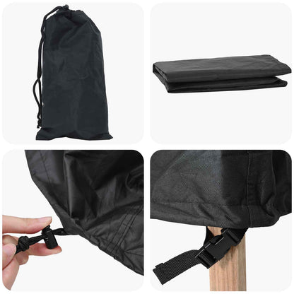 Gartenmöbelabdeckung Schwarz 102 x 102 x 71 cm 420D-Gewebe