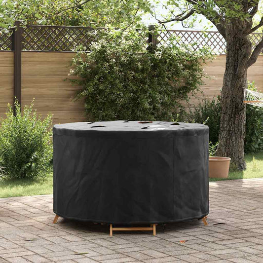 Gartenmöbelabdeckung Schwarz 128 x 128 x 71 cm 210D-Gewebe