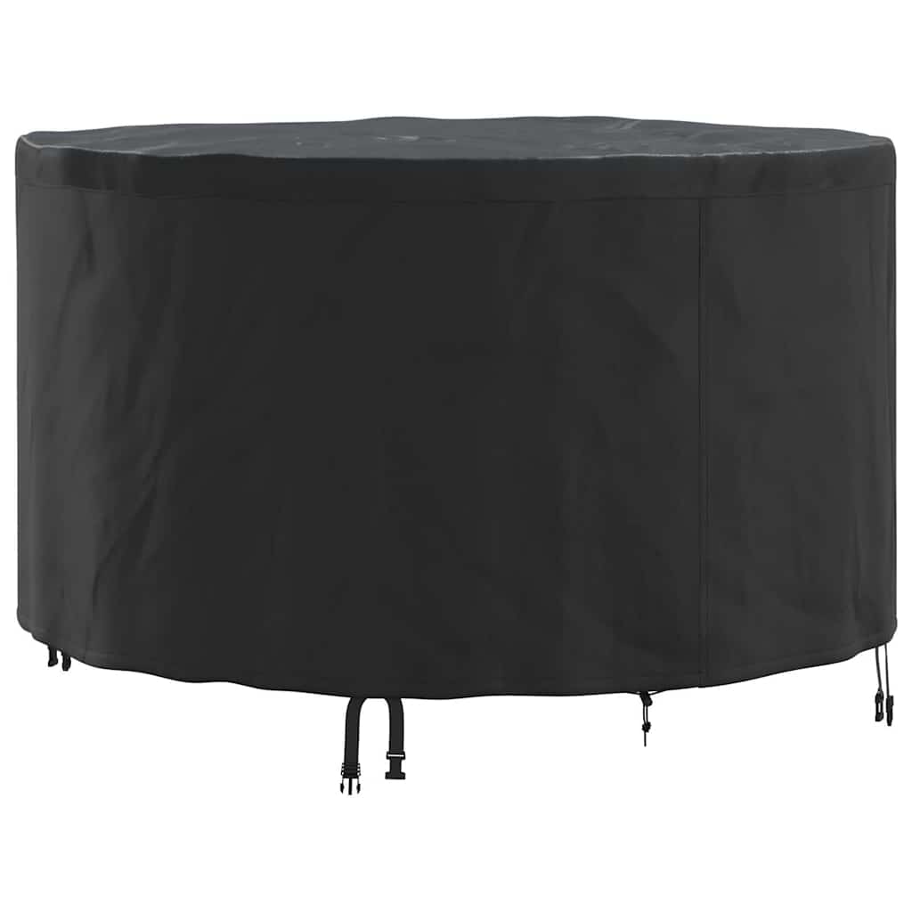 Gartenmöbelabdeckung Schwarz 128 x 128 x 71 cm 210D-Gewebe