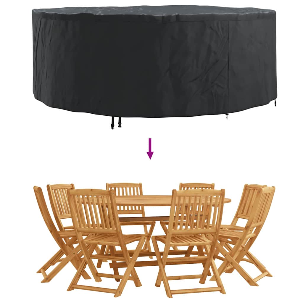 Schutzhülle für Gartenmöbel 244 x 244 x 71 cm 210D Oxford Stoff