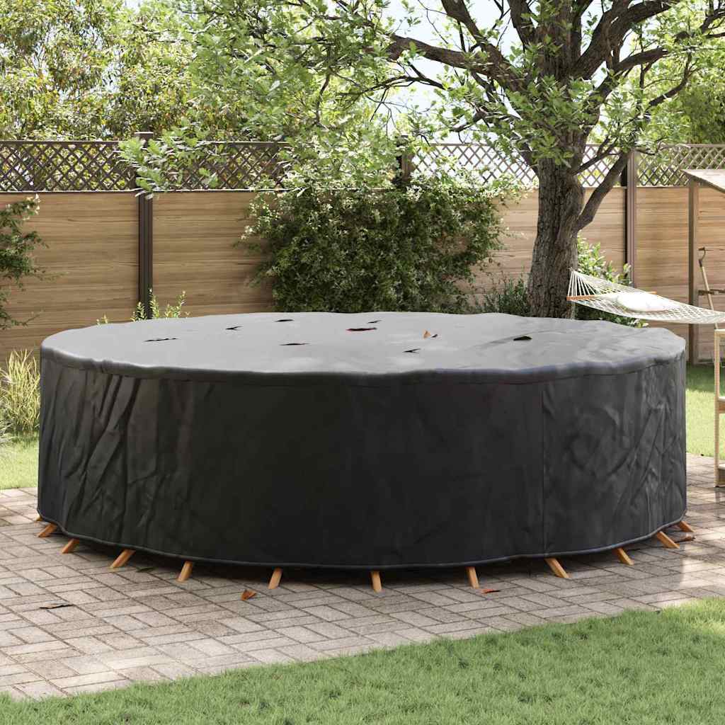 Gartenmöbelabdeckung Schwarz 320 x 320 x 85 cm 600D-Gewebe