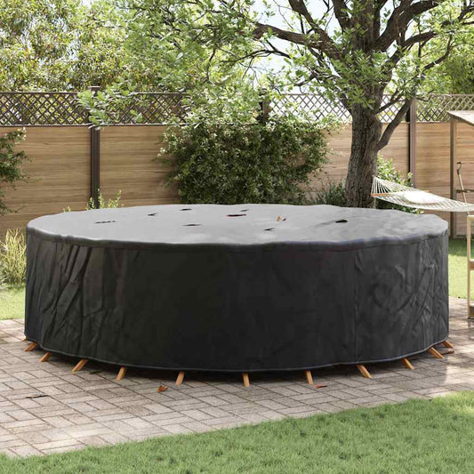 Gartenmöbelabdeckung Schwarz 320 x 320 x 105 cm 420D-Gewebe