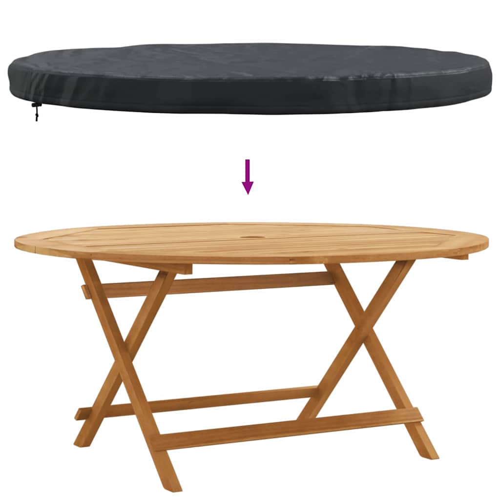 Schutzhülle für Gartenmöbel 122 x 122 x 10 cm 210D Oxford Stoff