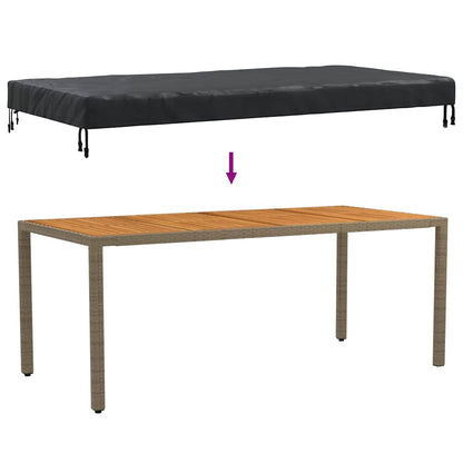 Gartenmöbelabdeckung 202 x 92 x 15 cm 600D Oxford Stoff