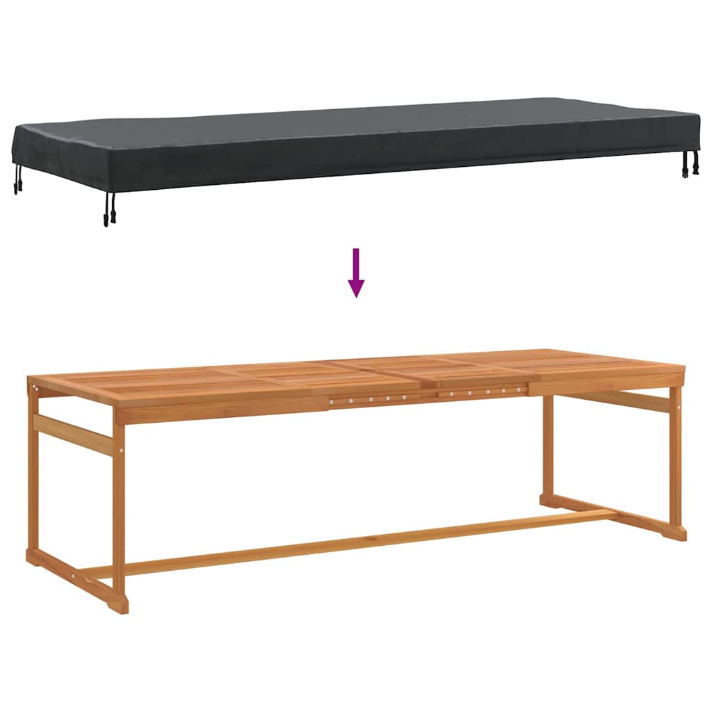 Gartenmöbelabdeckung 262 x 102 x 15 cm 600D Oxford Stoff