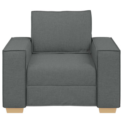 Sofa Stuhl Dunkelgrau 60 cm Stoff