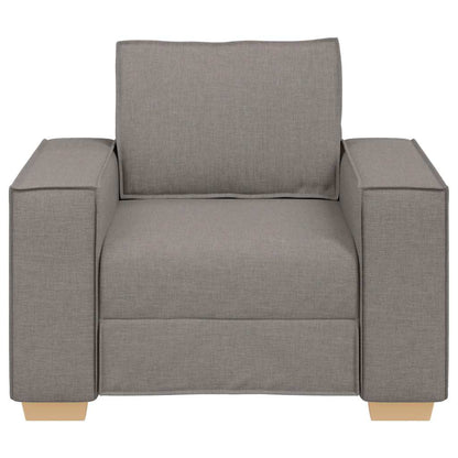 Sofa Stuhl Taupe 60 cm Stoff