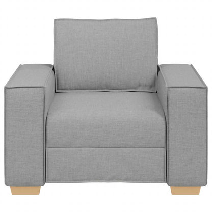 Sofa Stuhl Wolkengrau 60 cm Stoff