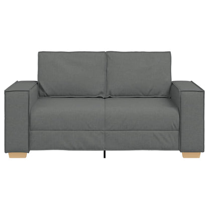 2-Sitzer Sofa Dunkelgrau 120 cm Stoff