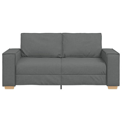 2-Sitzer Sofa Dunkelgrau 140 cm Stoff
