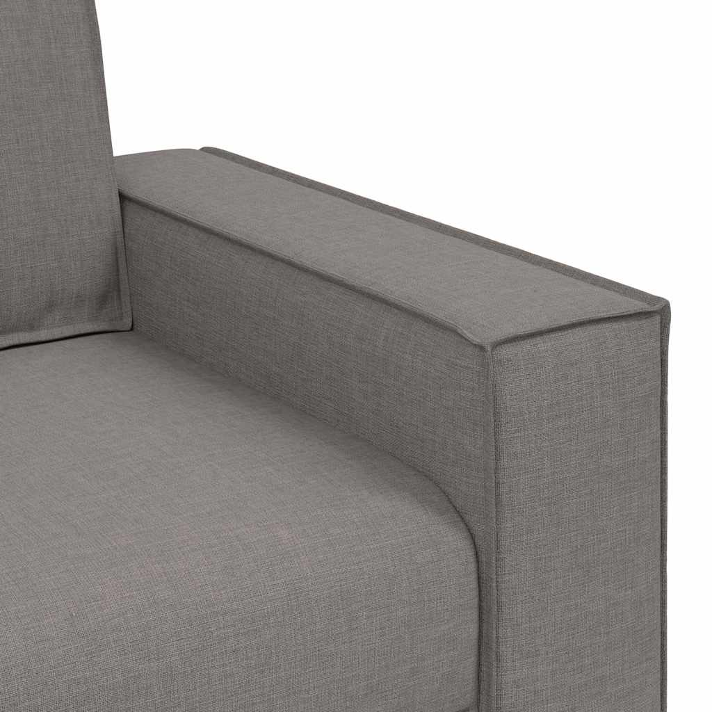 3-Sitzer-Sofa Taupe 180 cm Stoff