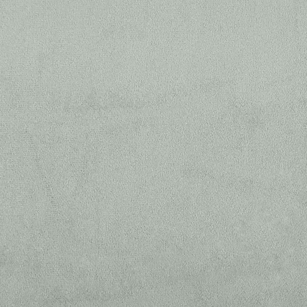Sessel Hellgrau 60 cm Samt
