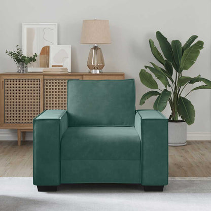 Sessel Dunkelgrün 60 cm Samt
