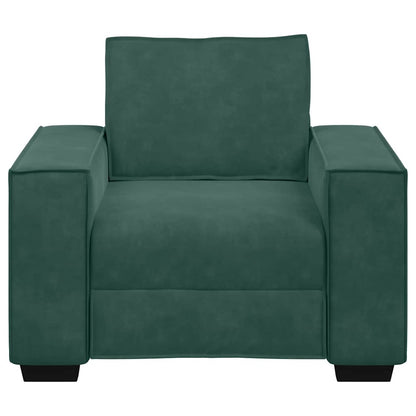 Sessel Dunkelgrün 60 cm Samt