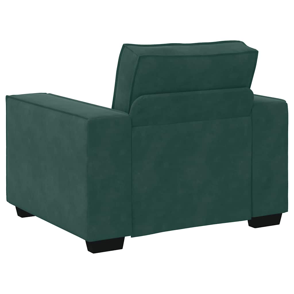 Sessel Dunkelgrün 60 cm Samt