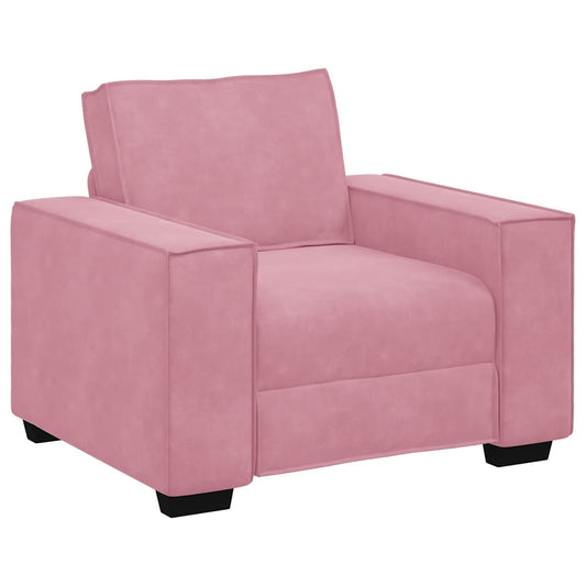 Sessel Rosa 60 cm Samt
