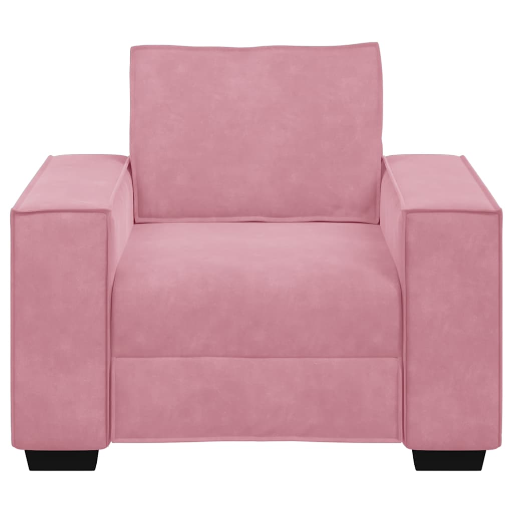Sessel Rosa 60 cm Samt