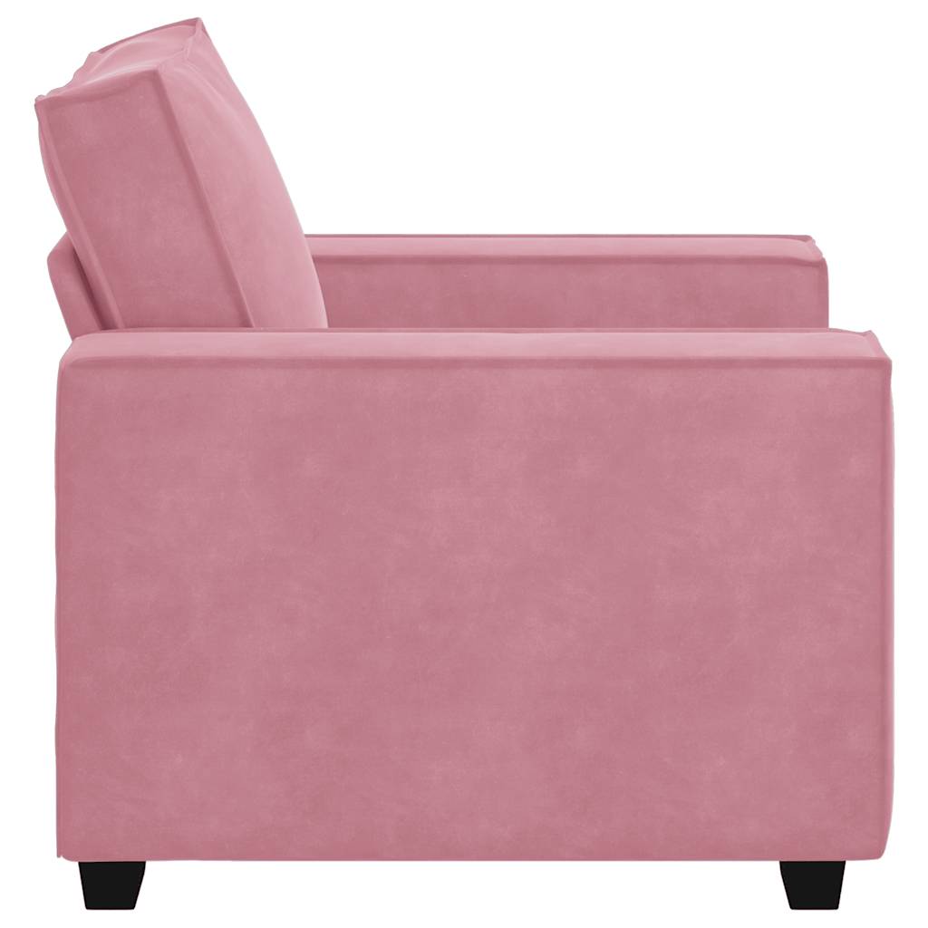 Sessel Rosa 60 cm Samt