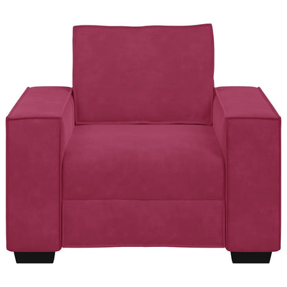 Sessel Weinrot 60 cm Samt
