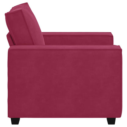 Sessel Weinrot 60 cm Samt