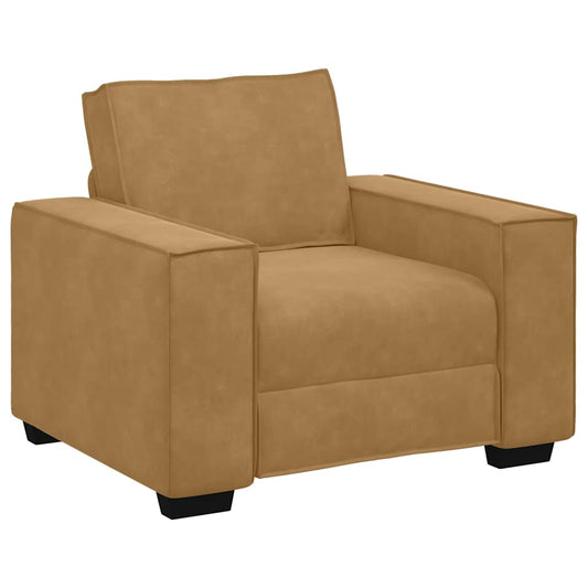 Sessel Braun 60 cm Samt