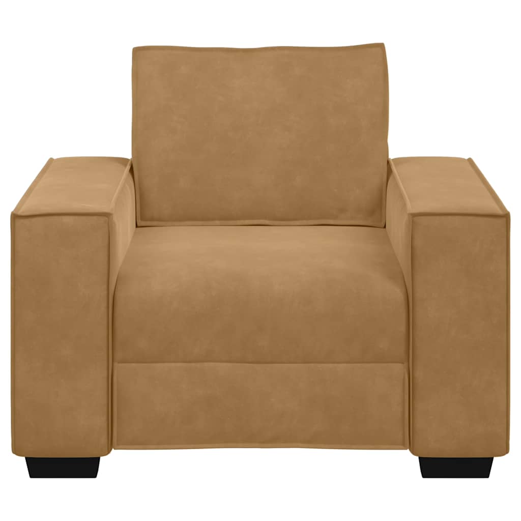 Sessel Braun 60 cm Samt