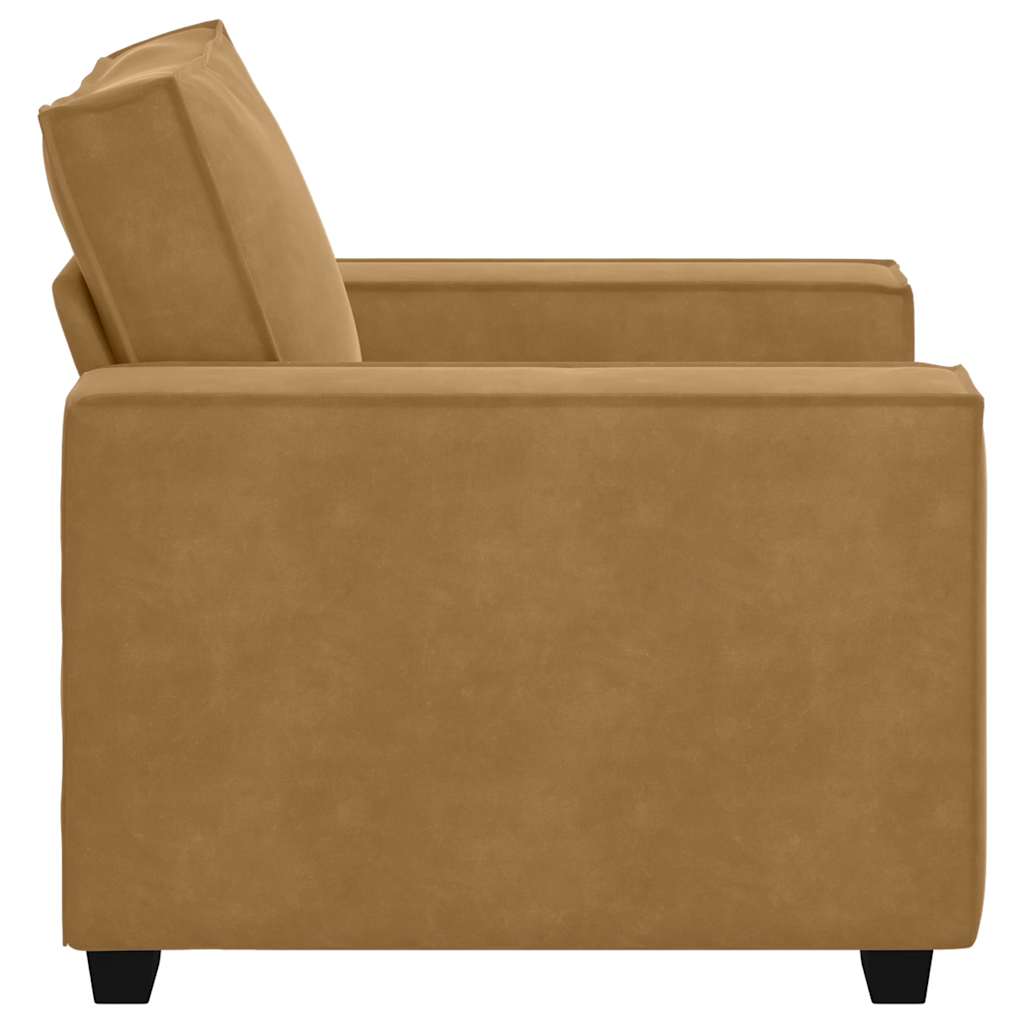 Sessel Braun 60 cm Samt