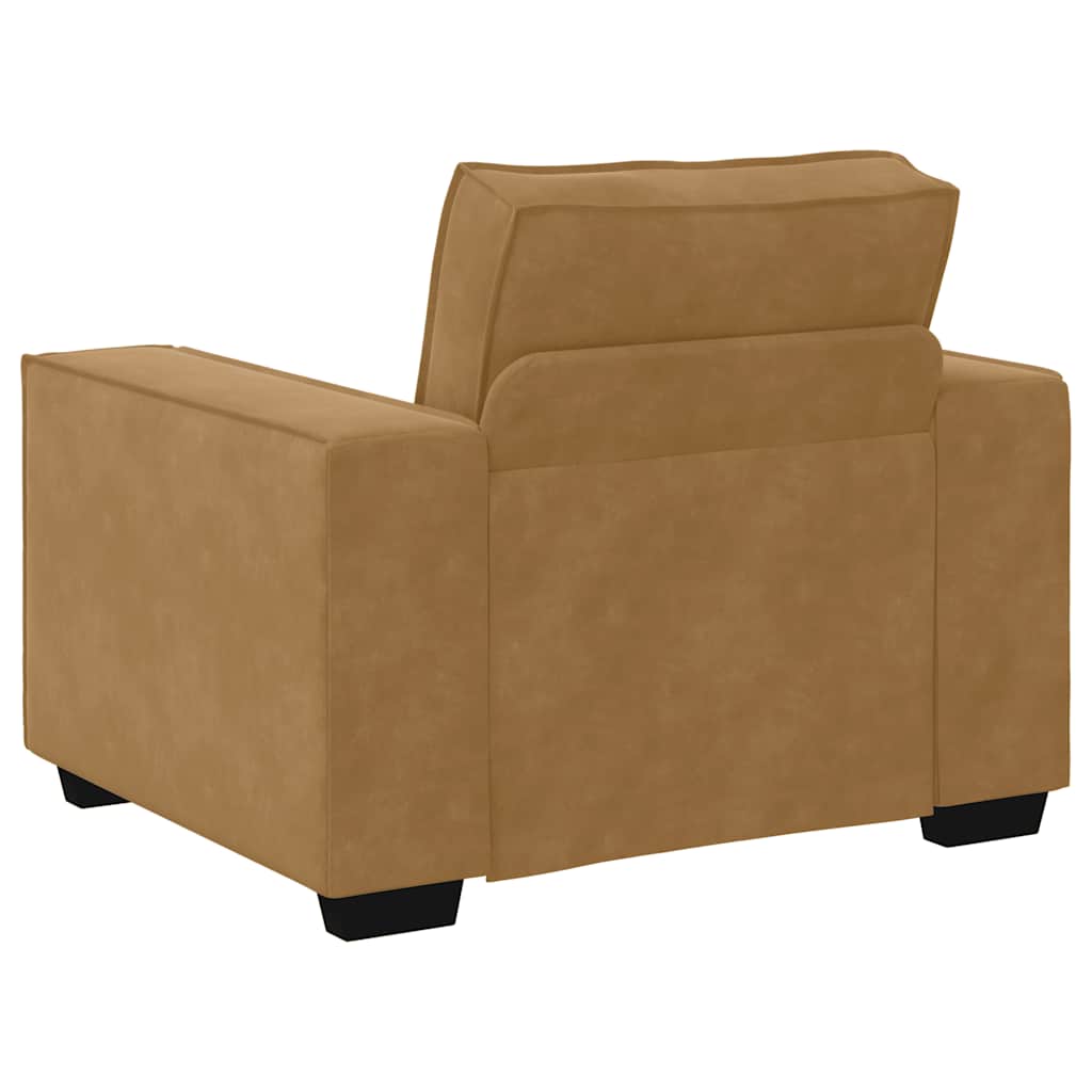 Sessel Braun 60 cm Samt