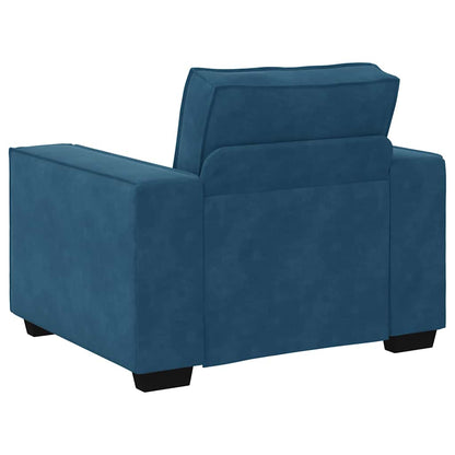 Sessel Blau 60 cm Samt