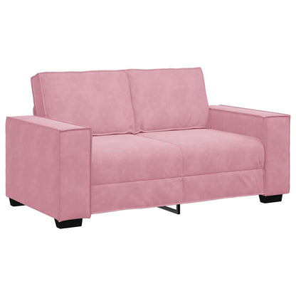 2-Sitzer-Sofa Rosa 120 cm Samt