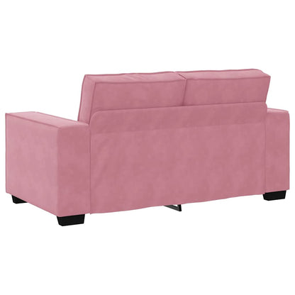 2-Sitzer-Sofa Rosa 120 cm Samt