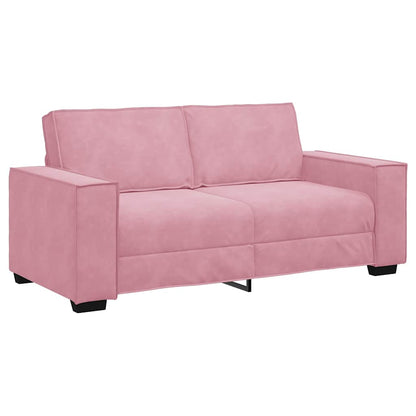 2-Sitzer-Sofa Rosa 140 cm Samt
