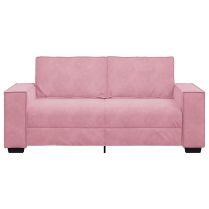 2-Sitzer-Sofa Rosa 140 cm Samt