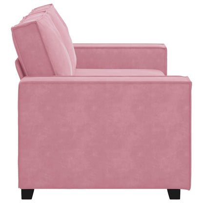 2-Sitzer-Sofa Rosa 140 cm Samt