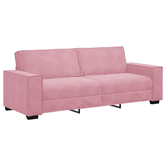 3-Sitzer-Sofa Rosa 180 cm Samt