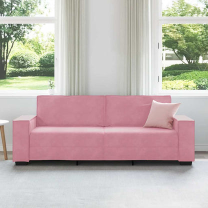 3-Sitzer-Sofa Rosa 180 cm Samt