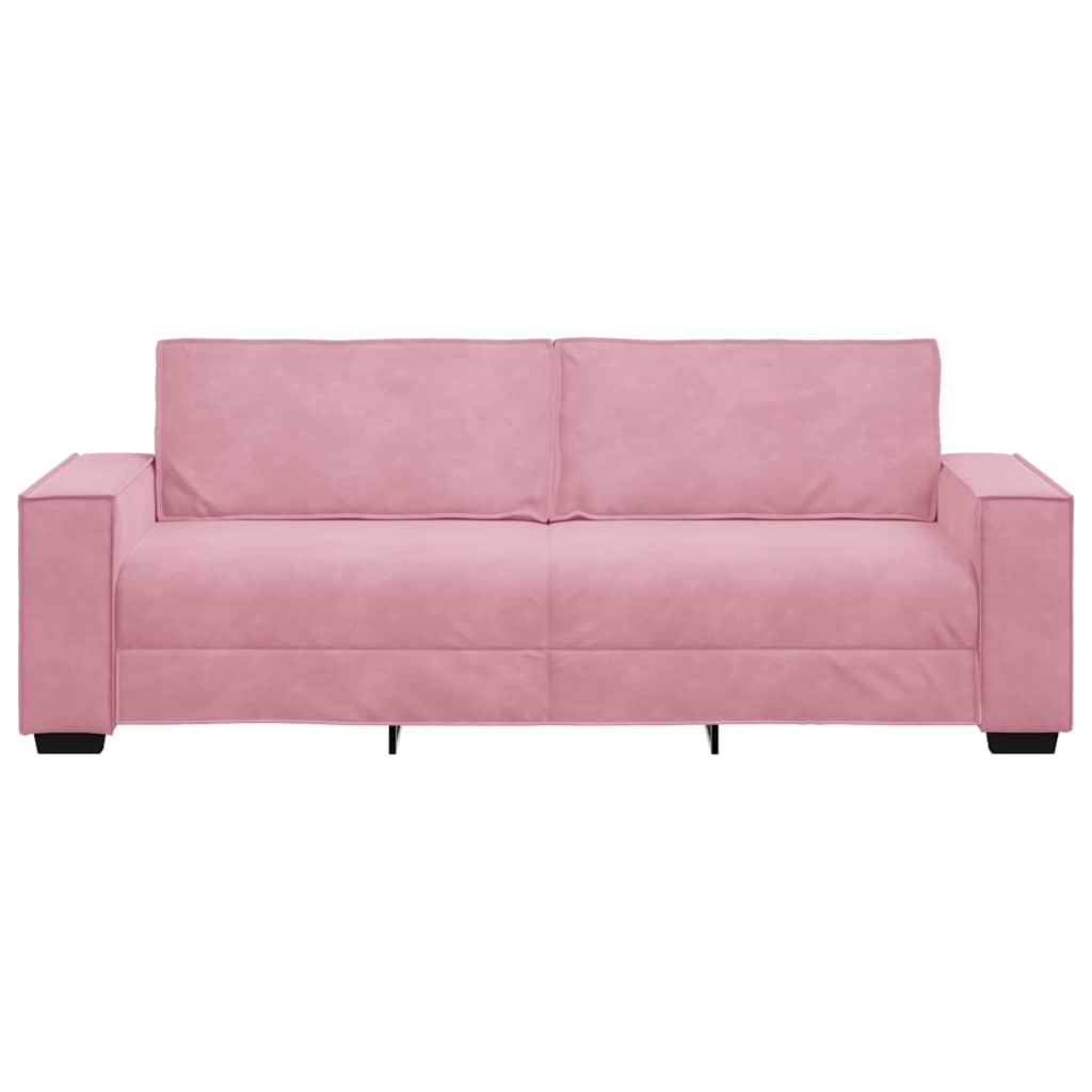 3-Sitzer-Sofa Rosa 180 cm Samt