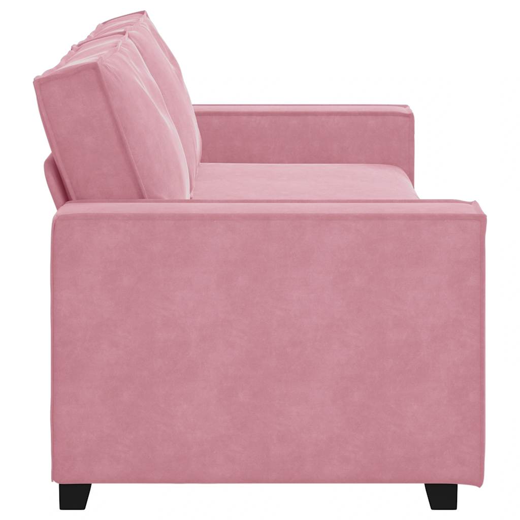 3-Sitzer-Sofa Rosa 180 cm Samt