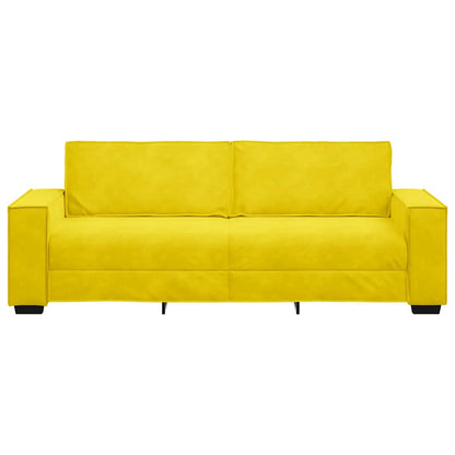 3-Sitzer-Sofa Gelb 180 cm Samt