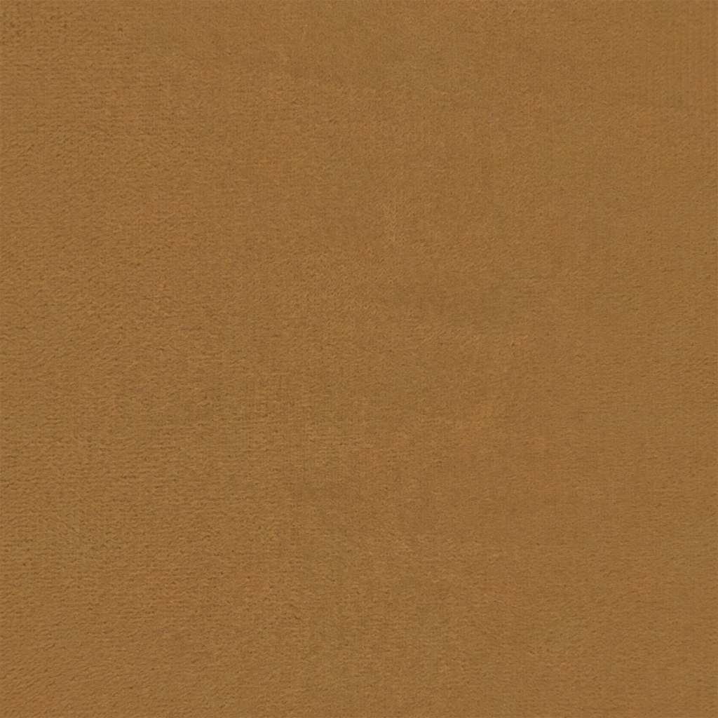 3-Sitzer-Sofa Braun 180 cm Samt