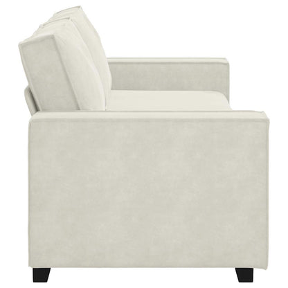 3-Sitzer-Sofa Creme 180 cm Samt
