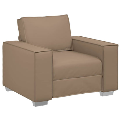 Sofasessel mit Kissen Cappuccino 99 x 78 x 84 cm Kunstleder