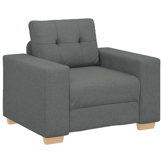 Sessel Dunkelgrau 60 cm Stoff