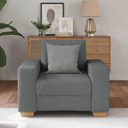 Sessel Dunkelgrau 60 cm Stoff
