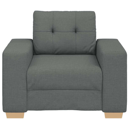 Sessel Dunkelgrau 60 cm Stoff