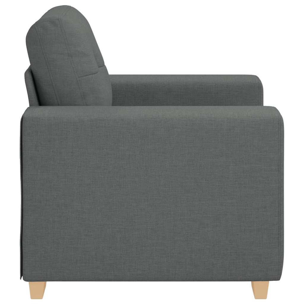 Sessel Dunkelgrau 60 cm Stoff