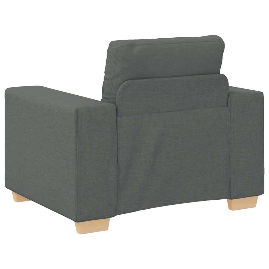 Sessel Dunkelgrau 60 cm Stoff