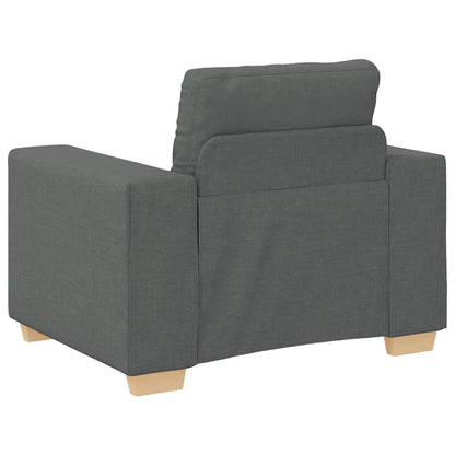 Sessel Dunkelgrau 60 cm Stoff