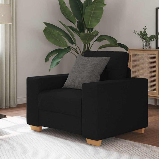 Sessel Schwarz 60 cm Stoff